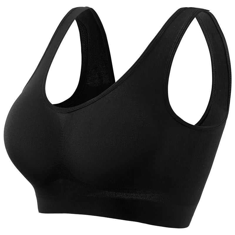 Women Seamless Bras Push Up Sports Top Female Breathable Brassiere Unwired No Pads Bra Crop Top Comfortable Sexy Lingerie