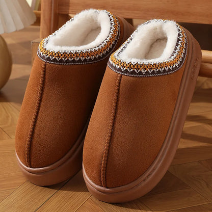 Fluffy Platform Slippers