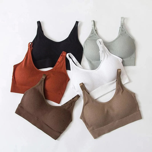 Sexy Underwear Women Gather No Steel Ring Lingerie Bra Tube Top Wrapped Chest Beauty Back Actival Cotton Thin Section Tube Top