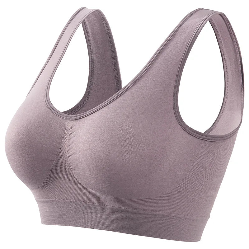 Women Seamless Bras Push Up Sports Top Female Breathable Brassiere Unwired No Pads Bra Crop Top Comfortable Sexy Lingerie