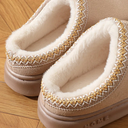 Fluffy Platform Slippers