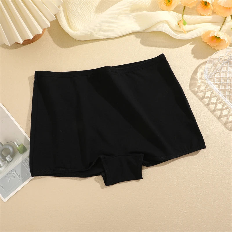 Women's Panties Cotton Seamless Sports Boxers Underwear Female Solid Color Briefs Cozy Lingerie Intimate Underpants XS-XL