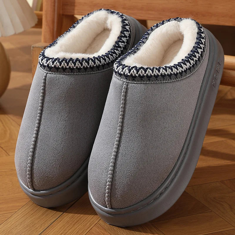 Fluffy Platform Slippers