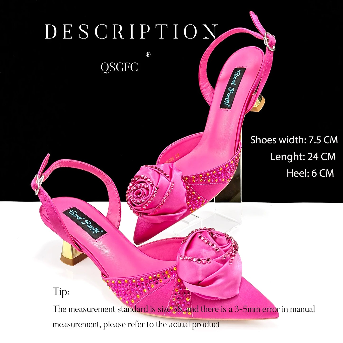 Fashionable Party Shoes and Bags Nigerian Women’s Party Suit Medium Heel Pointed Toe Women’s Shoes and Same Color Bags