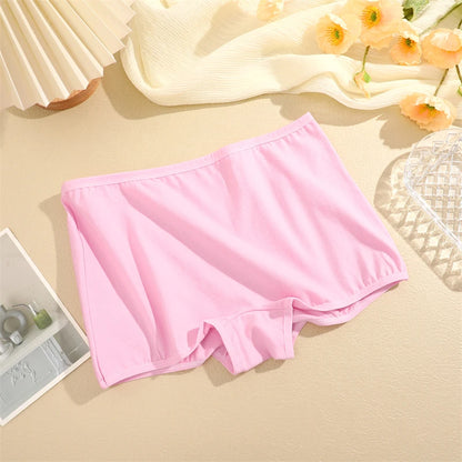 Women's Panties Cotton Seamless Sports Boxers Underwear Female Solid Color Briefs Cozy Lingerie Intimate Underpants XS-XL