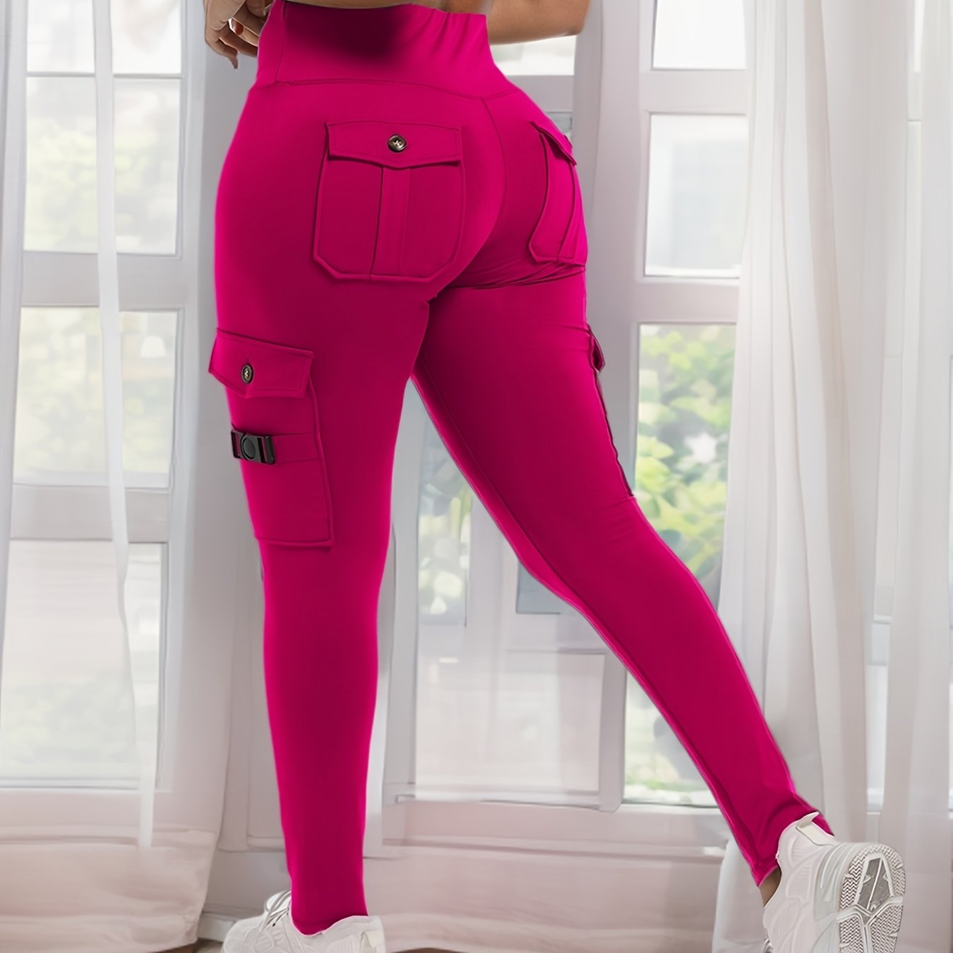 Sports Leggings with Slide Pockets